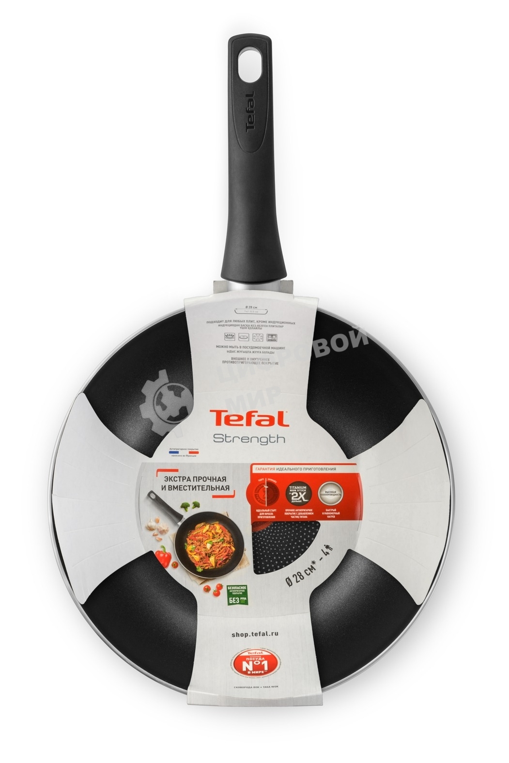 Сковорода ВОК Tefal 28 STRENGTH