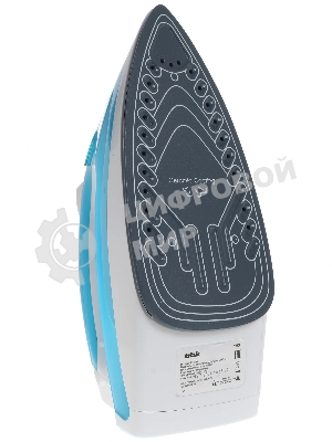 Утюг BBK ISE-2400 бирюзовый/белый, 2400 Вт, 35 г/мин, 140 г/мин, 280 мл