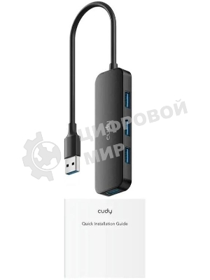 USB-концентратор CUDY UH40A, USB-A, USB 3.0, USB