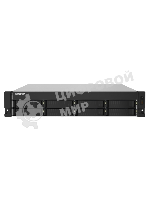 Сетевое хранилище без дисков SMB QNAP TS-832PXU-4G 8-Bay AL324 quad-core 1.7 GHz 2U rackmount NAS, 4Gb DDR4 UDIMM RAM (max 1x16Gb), SATA 6Gb/s, 2x 10GbE SFP+ LAN, 2x2.5 GbE LAN, 1x PCIe Gen2 x2 slot. W/o RAIL-B02