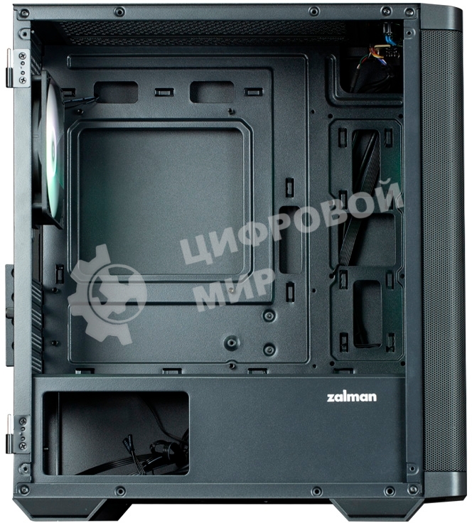 Компьютерный корпус ZALMAN M4, MATX, черный, WINDOW, 1xCombo (3.5'' or 2.5''), 1x3.5