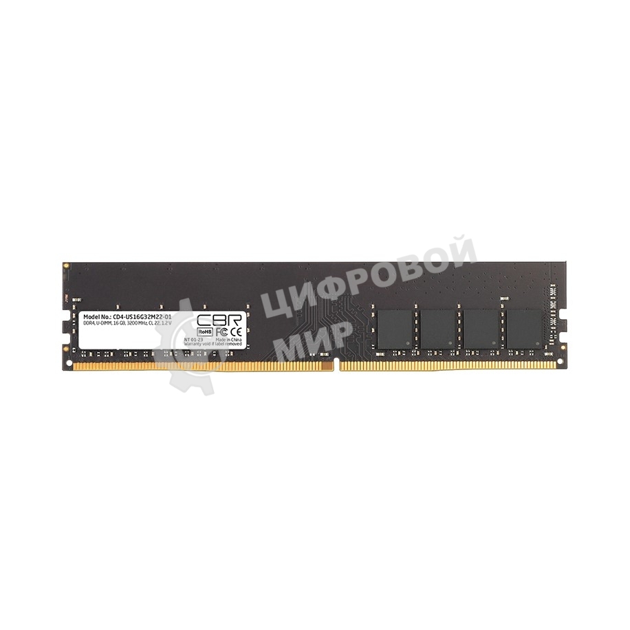 Оперативная память CBR, DDR4, 16GB (1x16GB), 3200MHz, CL22, DIMM