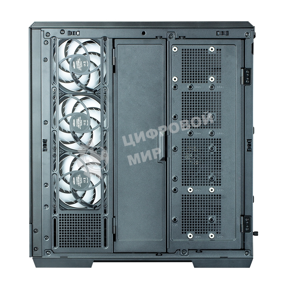 Компьютерный корпус ZALMAN P50 DS, ATX, черный, WINDOW, 2x3.5