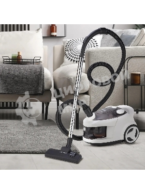 Пылесос Coolfort CF-3040 белый, 250/1800 Вт, уборка сухая, пылесборник контейнер 2 л