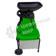 Измельчитель садовый электрический GreenWorks GW-2800SD, 220 В, 2800 Вт с контейнером (2208007)