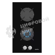 Газовая варочная панель Simfer H30N20B416 независимая, черный