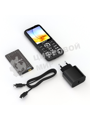 Мобильный телефон Maxvi K15c черный