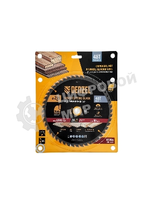 Пильный диск по дереву Denzel ф235 х 30 мм, 48 зубьев