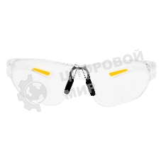 Очки защитные Denzel открытые, поликарбонатные, прозрачная линза