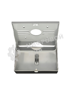 Диспенсер бумажных полотенец Puff-5130Bl черный, с замком, ABS-пластик