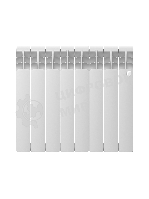 Радиатор алюминиевый Royal Thermo Revolution A 500 - 8 секц.