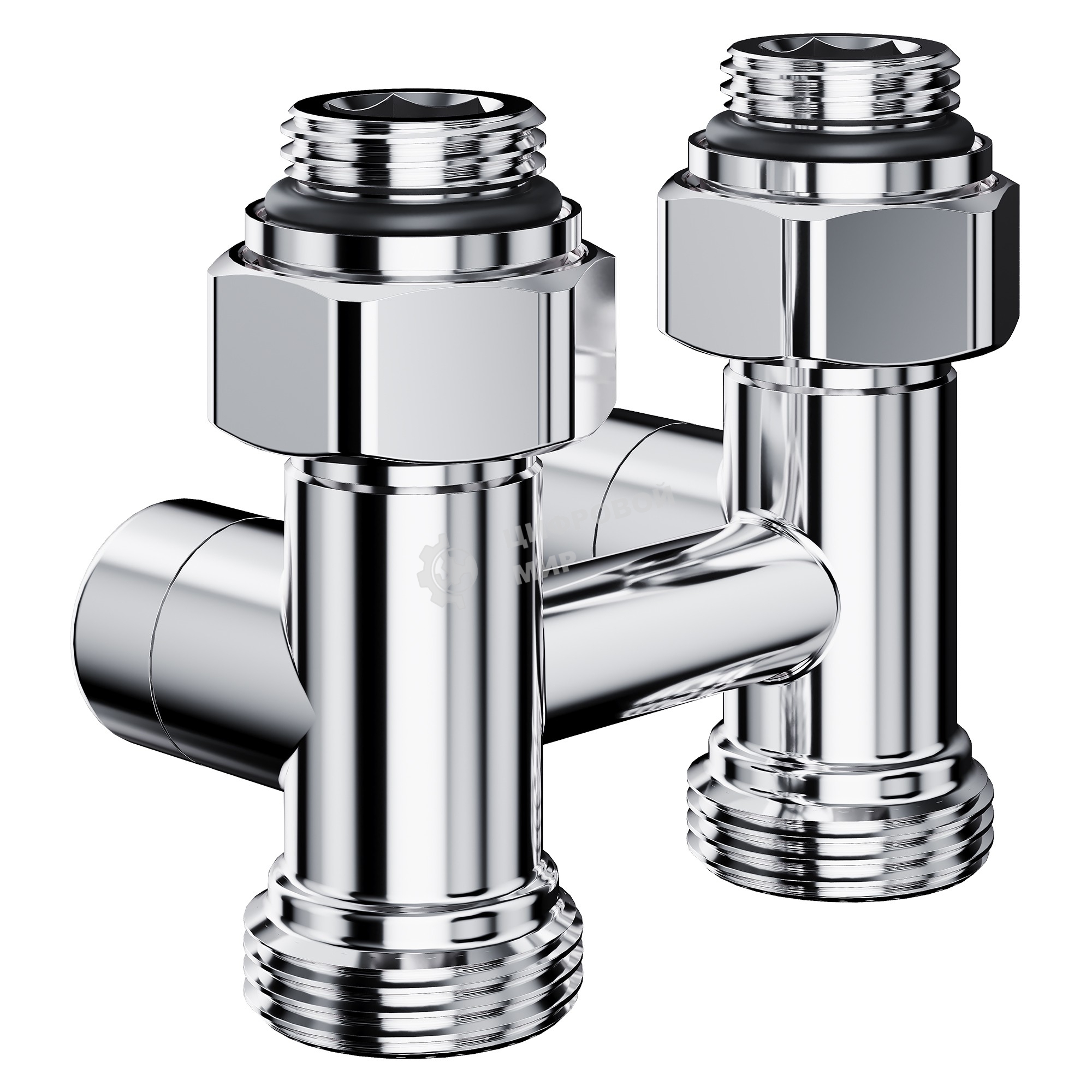 Узел нижнего подключения Royal Thermo Design прямой 1/2