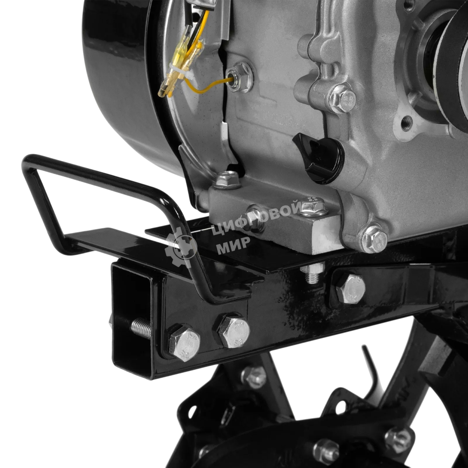 Мотоблок Denzel DPT-170 7 л.с., ремен.сцеп, шир 85 см, глуб 35 см, фрез 3х3, ШОМ, скор 2В/1Н, кол 8