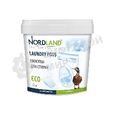 Средство для стирки бесфосфатное. Nordland Капсулы для стирки, 32 шт