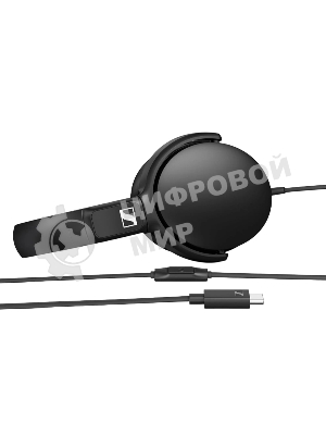 Гарнитура накладные Sennheiser HD 400 U 1.4м черный проводные в ушной раковине (800126)