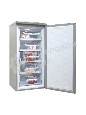 Морозильная камера DON R-105 MI, металлик искристый, 170л, 5 ящиков