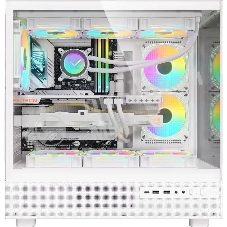 Компьютерный корпус Aerocool/Formula Crystal Z8 белый без БП ATX 9x120мм 7x140мм 1xUSB 2.0 1xUSB 3.0 1xUSB3.1 audio bott PSU