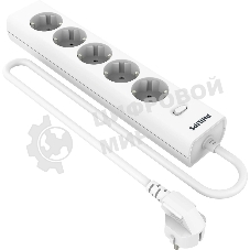 Сетевой фильтр Philips CHP2155WB/51, 3м, 5 розеток, белый