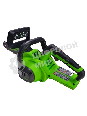 Цепная пила аккумуляторная GreenWorks G24CS25K4, 24V, 25 см, c АКБ 4А·ч и ЗУ (2007707UB)