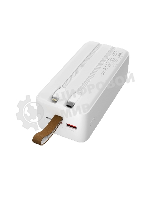 Портативный аккумулятор MORE CHOICE (4620202552846) PB59-40 40000mAh 1USB+1Type-C+1micro USB 3.0A 22.5W PD20WP, белый