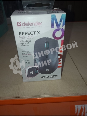 (Поврежденная упаковка) Беспроводная оптическая мышь DEFENDER Effect X MS-095
