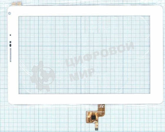 Сенсорное стекло (тачскрин) FPC-TP070247(V1801)-01, белое