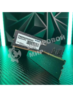 Оперативная память Patriot Signature, DDR5, 32GB (1x32 GB), 5600 MHz, CL46, DIMM