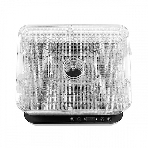 Сушилка для овощей и фруктов BQ FD1003 Black-Steel, Мощность 420 Вт