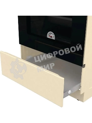 Плита газовая Gorenje GG5A21BEF бежевый, конфорок 4 газовых, духовка 70 л, 50 см x 85 см x 59.4 см