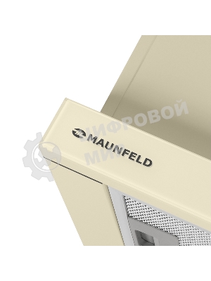 Вытяжка встраиваемая Maunfeld VS Fast Glass 60 бежевый, 60 см, 850 куб. м/ч, 47 дБ