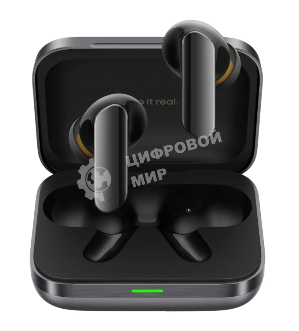 Наушники TWS Realme Buds Air 7 Pro RMA2407 черный/темно-серый, внутриканальные, Bluetooth, активное шумоподавление, до 9 ч