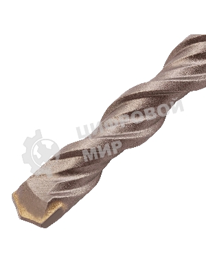 Бур по бетону Denzel двойная спираль, Cobalt W-tip, 10x600 мм, SDS PLUS