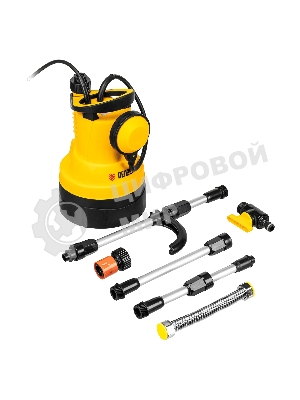 Дренажный насос для чистой воды Denzel DPB400, 400 Вт, подъем 11 м, 5500 л/ч