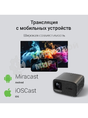 Проектор Digma DP-FHD450A LCD 8000Lm LS 600Lm ANSI (1920x1080) 3000:1 ресурс лампы:50000часов 2xUSB typeA 2xHDMI 3.2кг