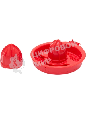 Соковыжималка Galaxy GL 0852 красный/прозрачный, цитрусовая, 50 Вт, 1000 мл, механическое