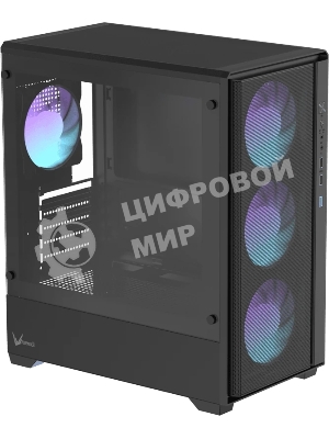 Корпус Formula Air Mesh G5 Black, Mini-Tower, чёрный, 3 x 120 мм