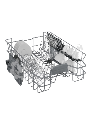 Встраиваемая посудомоечная машина Beko BDIS38120Q, белый, 44.8 см, 11 компл., 46 дБ, класс A