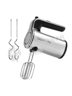 Миксер электрический Galaxy Line GL 2240, серый, ручной, 450 Вт, 5 скоростей + режим 