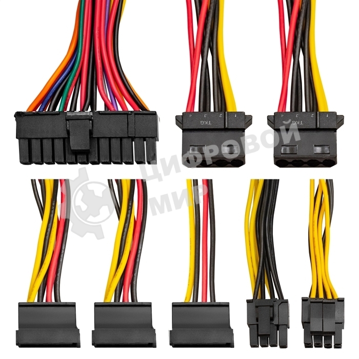 Блок питания ExeGate UN450 (EX244554RUS), 450Вт, 120Вт, серый