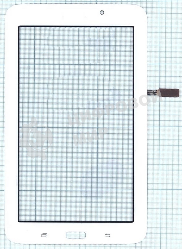 Сенсорное стекло (тачскрин) для Samsung Galaxy Tab 3 Lite 7.0 SM-T112, белое