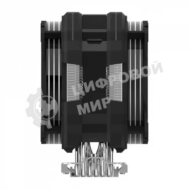 Кулер для процессора Alseye M120D Plus черный, 120 мм, алюминий/медь, 1900 об/мин, 41.2 дБ, 4 pin, 200 Вт, 160 мм