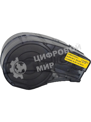 Картридж ленточный Cactus CS-M21-500595YL черный шрифт, желтый фон (12.7 мм, 6.4 м) для Brady BMP21-PLUS, BMP21-LAB