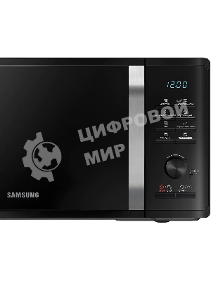 Микроволновая печь Samsung MG23K3575AK черный, 23 л, 800 Вт, переключатели - кнопки, поворотный механизм