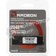 Накопитель SSD AMD PCIe 4.0 x4 2Tb R3MP42048G8 Radeon M.2 2280