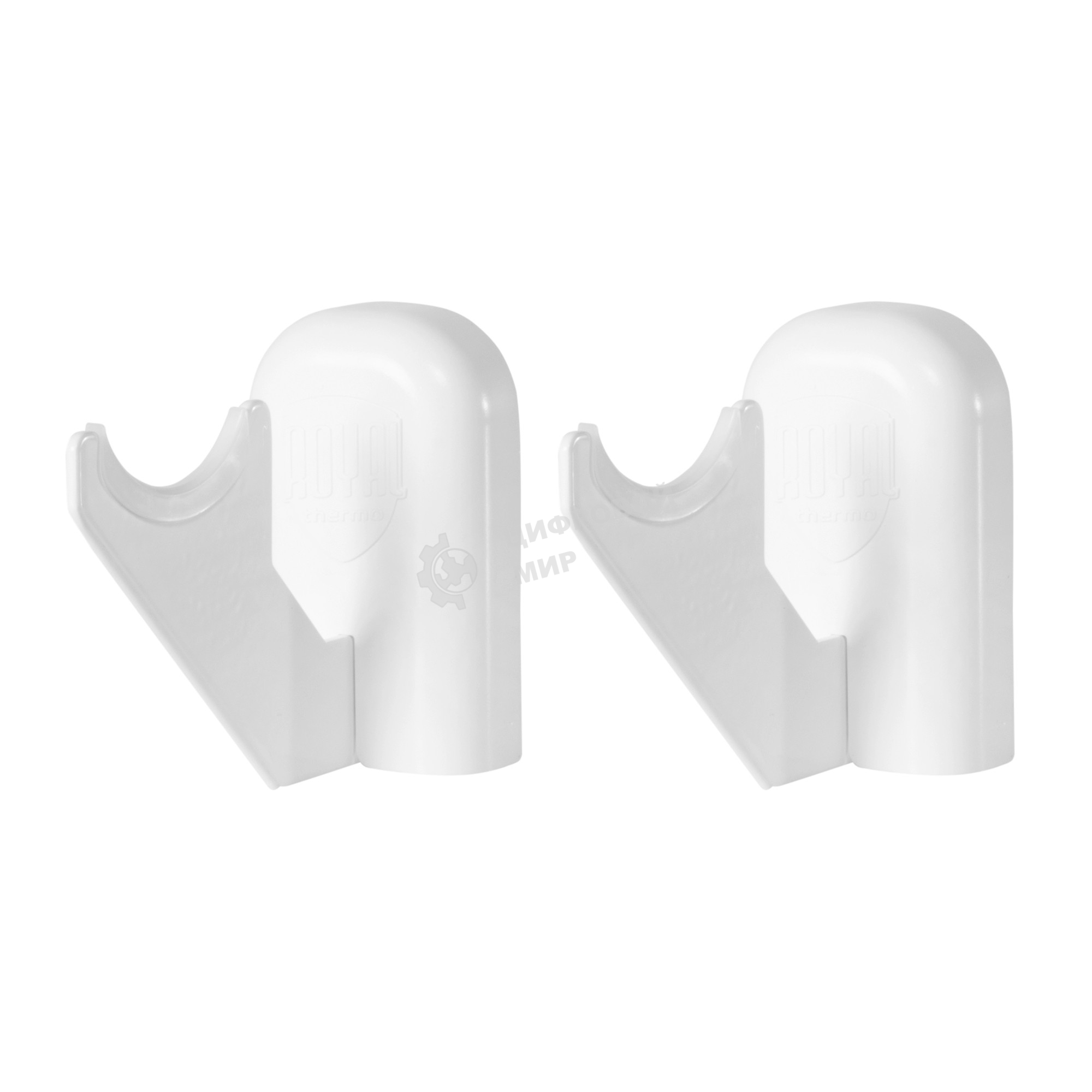 Комплект настенных регулируемых кронштейнов Royal Thermo Design 100, белые