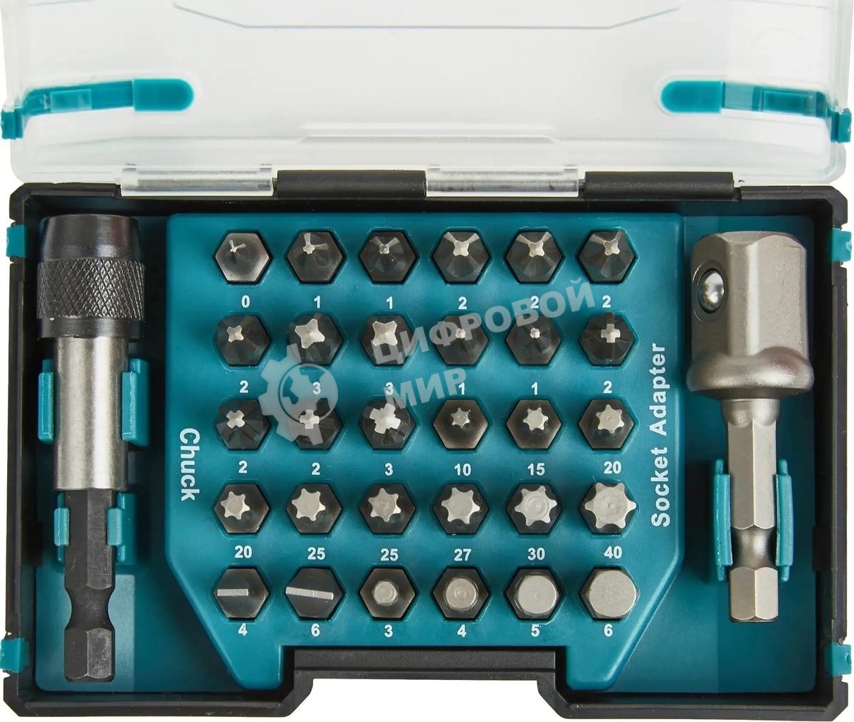 Набор бит Makita D-65084 (32пред.) для шуруповертов