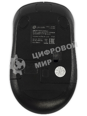 Мышь беспроводная Oklick 310MW черный/красный, 3200 dpi, радиоканал, USB, кнопки - 4