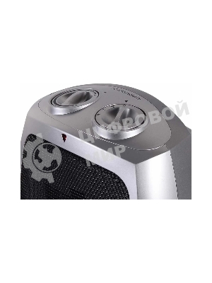 Тепловентилятор EUROLUX ТВК-EU-1, серый, 1800 Вт, 22 м2, термостат, 3 режима 67/2/6