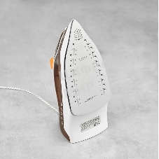 Утюг Scarlett SC-SI30K47, 2200 Вт, коричневый/белый