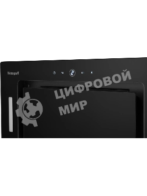 Встраиваемая вытяжка Weissgauff Aura 1350, управление сенсорное, черный